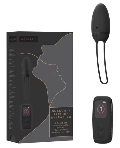 Bswish Bnaughty Unleashed Remote Control Bullet - Black