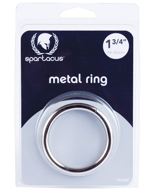 Spartacus 1.75" Nickel Cock Ring – For Firmer, Lasting Pleasure