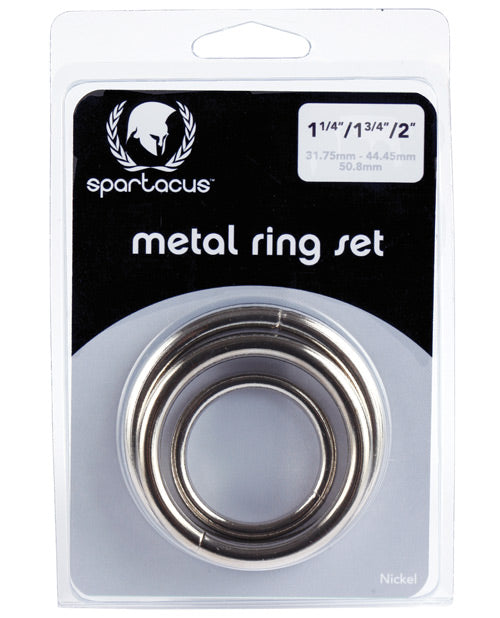 Spartacus BSPR-04 Metal Ring Set, 3 Sizes