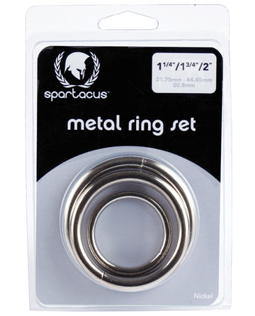 Spartacus BSPR-04 Metal Ring Set, 3 Sizes