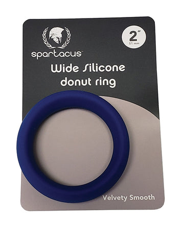 Spartacus BSPR-136 Silicone Donut Ring, 2-inch Wide, Blue