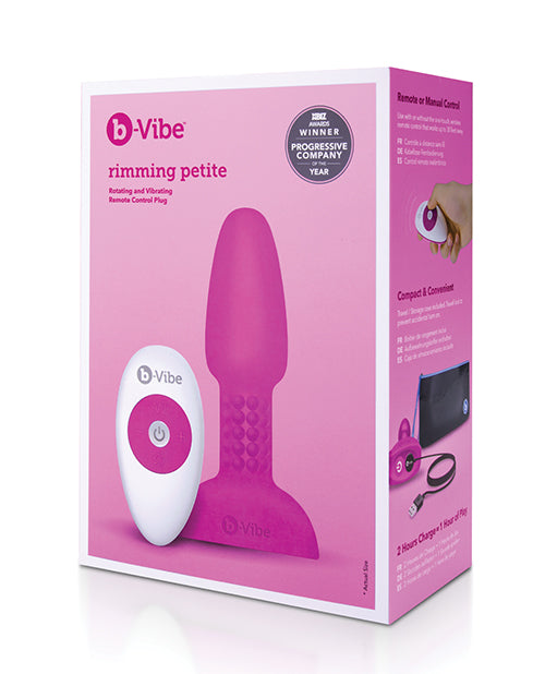 b-Vibe Petite Rimming Plug, Fuchsia