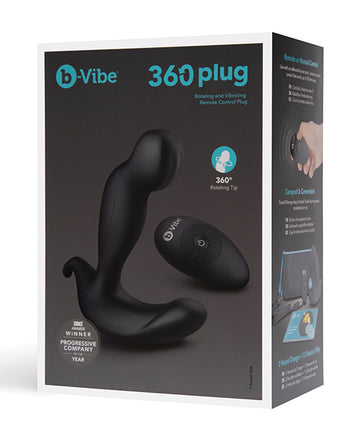 COTR Inc BV-049 BLK b-Vibe 360 Plug, Rotating, Vibrating, Black