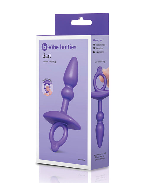 COTR Inc BV-098 b-Vibe Dart Silicone Anal Plug, Purple, Waterproof
