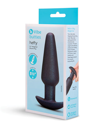 COTR Inc BV-114 Hefty Weighted Silicone Plug, Black Metal/Silicone, 185g