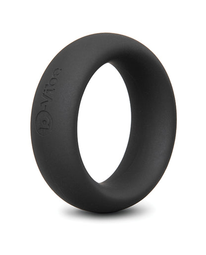 b-Vibe Snug Ring 40 mm Soft Stretch Silicone Cock Ring - Black