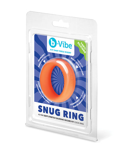 b-Vibe Snug Ring 40 mm Silicone Stretch Ring - Orange