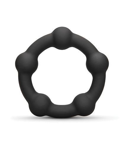 b-Vibe Snug Ring Orbit Nubby Silicone Cock Ring, Model BV-129