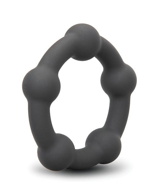 b-Vibe Snug Ring Orbit Nubby Silicone Cock Ring, Model BV-129