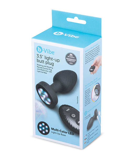 COTR Inc BV-WEB-110 b-Vibe 3.5" Light-up Butt Plug, Vibrating