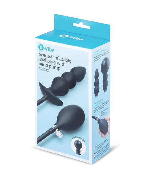 COTR Inc BV-WEB-149 b-Vibe Beaded Inflatable Anal Plug, with Hand Pump
