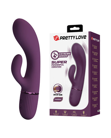 Pretty Love Marski Rabbit Vibrator, 10-Function Silicone