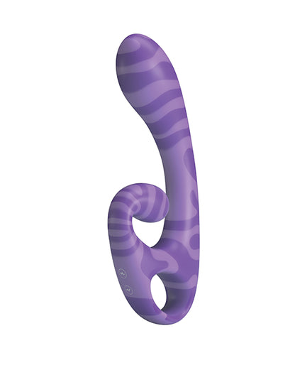 Pretty Love Sumner Rabbit Dual-Ended Vibrator, Purple