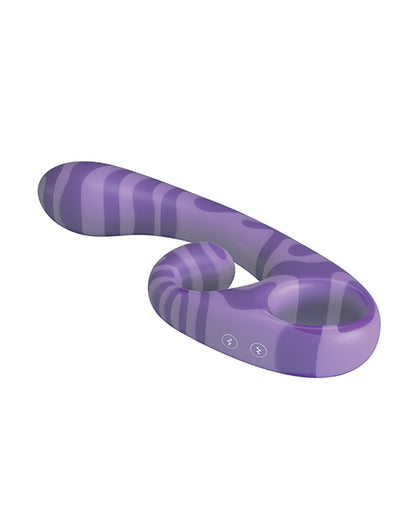 Pretty Love Sumner Rabbit Dual-Ended Vibrator, Purple