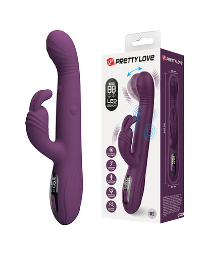 Pretty Love Dee Thumping Rabbit Vibrator - Purple
