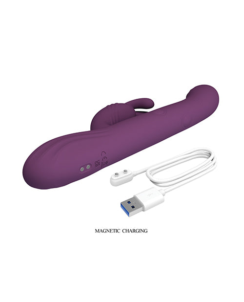 Pretty Love Dee Thumping Rabbit Vibrator - Purple