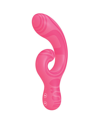 Pretty Love Verity Rabbit Dual-Ended Massager - Hot Pink