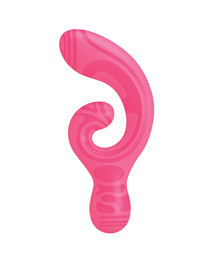 Pretty Love Verity Rabbit Dual-Ended Massager - Hot Pink