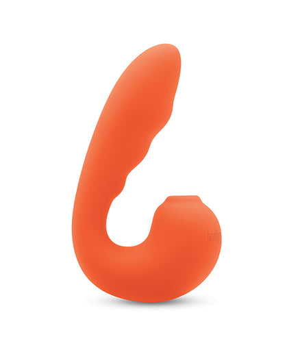 Xgen Bodywand 4Play Suck and Buzz Dual-Action Stimulator, Orange