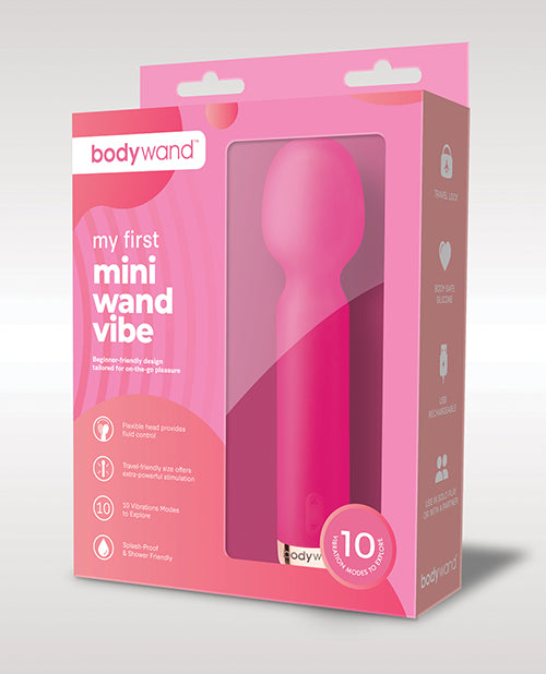 Xgen BW605 My First Mini Wand Vibe, 10 Vibration Modes, Blue