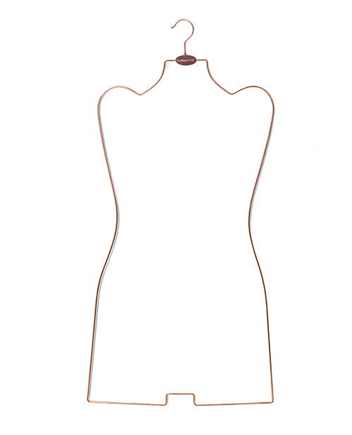 Coquette International 21P03 Metal Body Hanger, Rose Gold