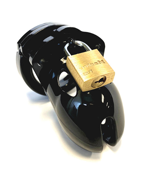 CB-X MRSTB-BLK Mr. Stubb Cock Cage Kit, Black, Brass, Polycarbonate