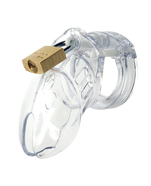 CB-X CB-6000S Chastity Cage Lock Set, 2.5" Length, Clear
