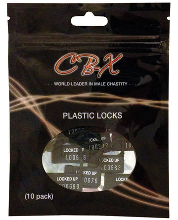 CB-X Plastic Locks Cock Cage Lock, Pack of 10