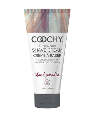 Classic Brands COOCHY Shave Cream, 0.5 oz Island Paradise Fragrance