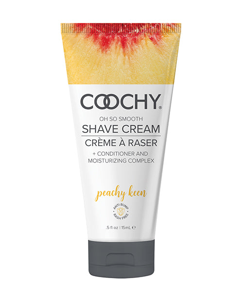 Classic Brands COOCHY Shave Cream, Peachy Keen Scent, 0.5 oz