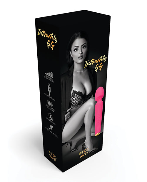 Intimately GG The GG Wand by Cousins Group, Pink – 10 Patterns, USB Rechargeable