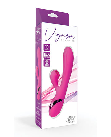 Cousins Group Juicy V-Gasm Stimulator, Pink, 10-Speed Rechargeable