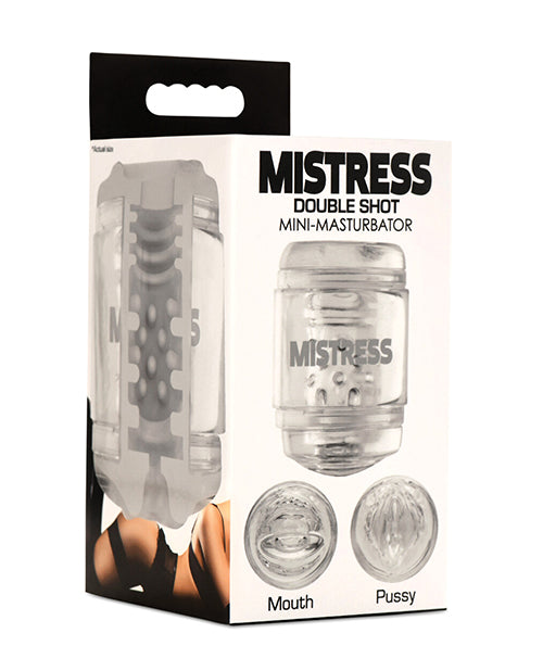Curve CN-07-0599-00 Mistress Double Shot Masturbator, TPE, Dual Entry