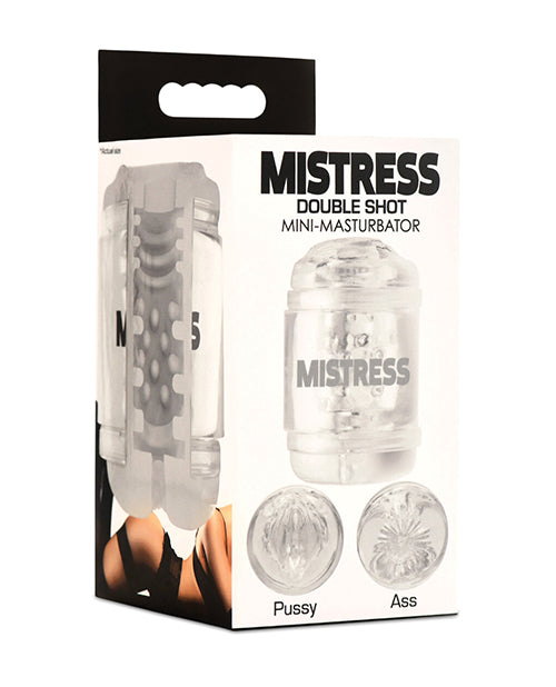Curve CN-07-0601-00 Mistress Double Shot Masturbator, Clear TPE
