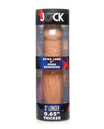 Curve Toys Jock Extra Long Penis Extension Sleeve, 3" L
