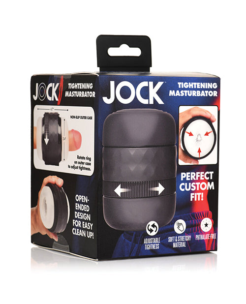 Curve Toys CN-09-0949-01 Jock Squeezable Tunnel Masturbator, Clear, 8 Settings