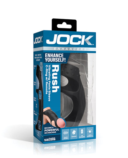 Curve Enhancers Rush Vibrating Sleeve C-Ring with Remote, CN1045