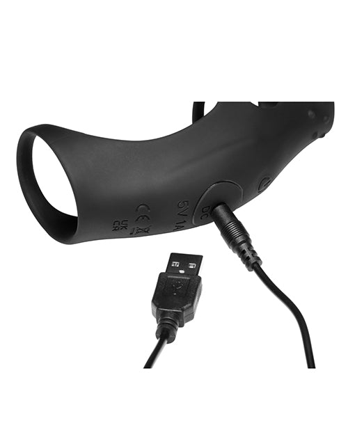 Curve Enhancers Rush Vibrating Sleeve C-Ring with Remote, CN1045