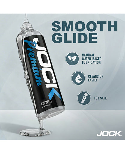 Jock Premium Water-Based Lubricant, 8 fl. oz.
