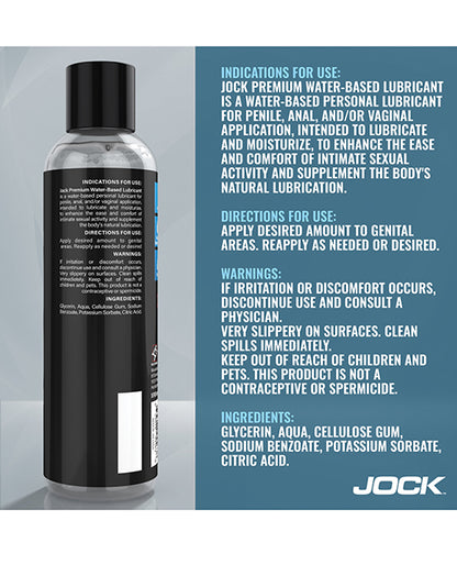 Jock Premium Water-Based Lubricant, 8 fl. oz.