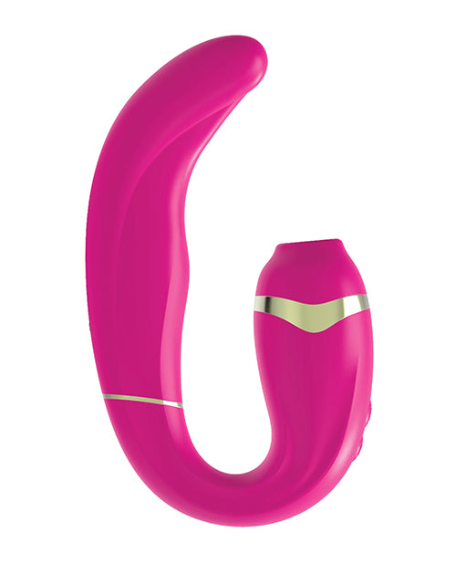 Adrien Lastic My-G Dual Stimulator, Rechargeable, IPX7 Waterproof, Pink