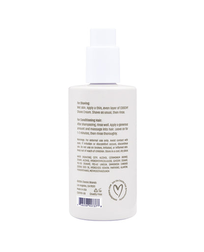 Classic Brands COOCHY Au Natural Fragrance-Free Shave Cream, 8 oz