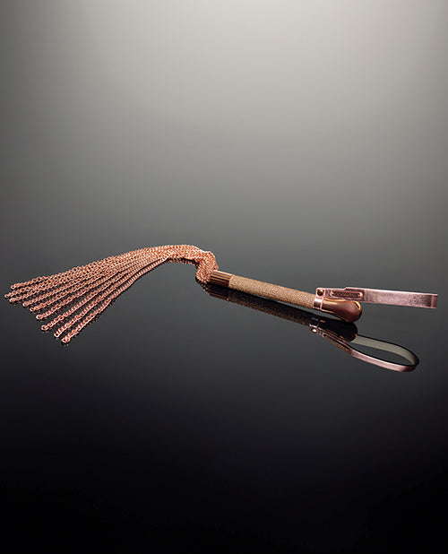 Coquette Pleasure Collection Chain Whip, Rose Gold