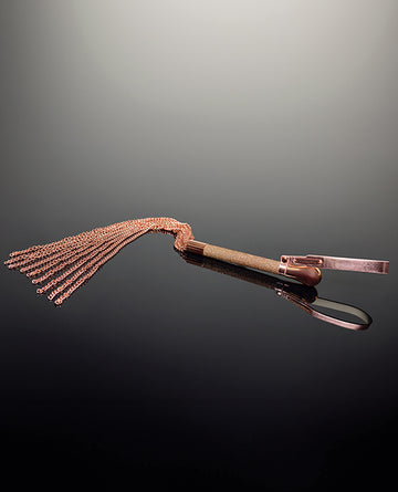 Coquette Pleasure Collection Chain Whip, Rose Gold