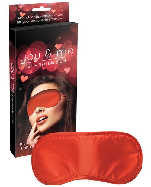 Creative Conceptions USCCYMBF You & Me Silky Red Blindfold, Elastic Straps