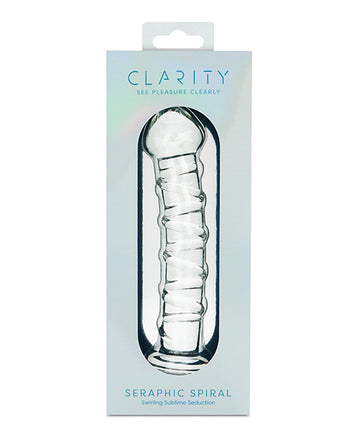 Creative Conceptions Seraphic Spiral Glass Dildo, Borosilicate, 160mm