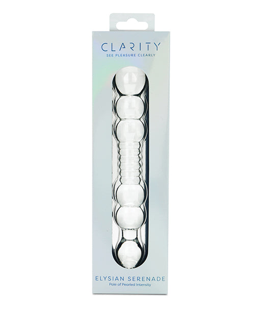 Creative Conceptions CLA-07 Clarity Glass Dildo, 7.5-inch Clear Borosilicate