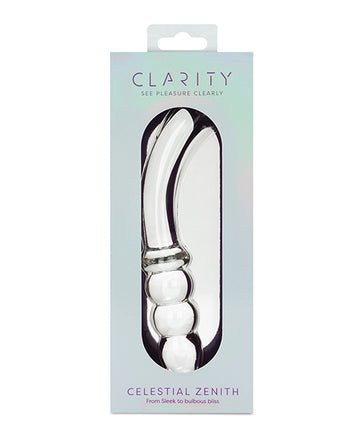 Creative Conceptions CLA-10 Celestial Zenith 6.5" Double-Ended Glass Dildo
