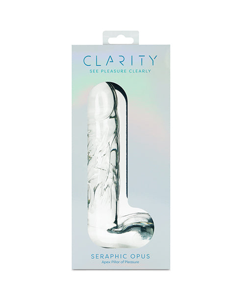 Creative Conceptions Clarity Glass Dildo – Seraphic Opus, 7.2 in.