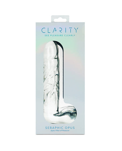 Creative Conceptions Clarity Glass Dildo – Seraphic Opus, 7.2 in.